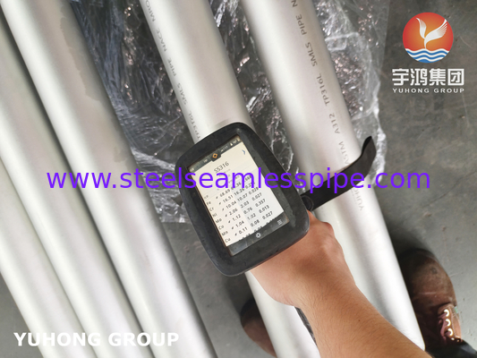 스테인리스 이음새가 없는 관, ASTM A312 TP316Ti, B16.10 & B16.19, 6M의 PE는/, 뜨거운 완성되는 표면 있습니다