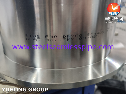 ASTM A815 WPS32750 슈퍼 듀플렉스 스터드 엔드 MSS SP 43 타입 B 랩 관절 스터브 엔드