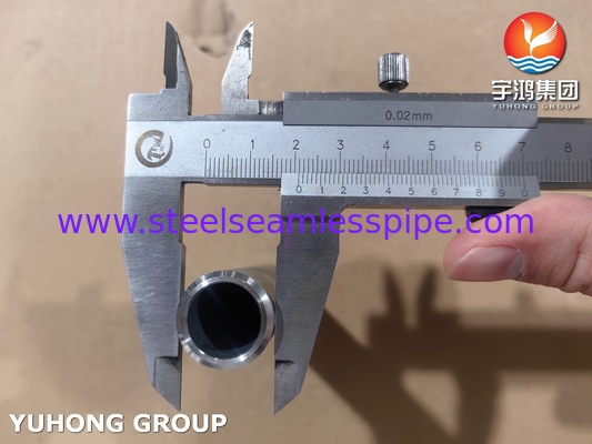 ASME B36.10 파이프  Nipple ASTM A790 UNS S31803 꿰매지 않는 듀플렉스 스틸  Nipple