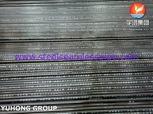 ASTM A213/ASME SA213 GR.T5 알로이 스틸 무선 튜브 열 교환기 및 보일러용