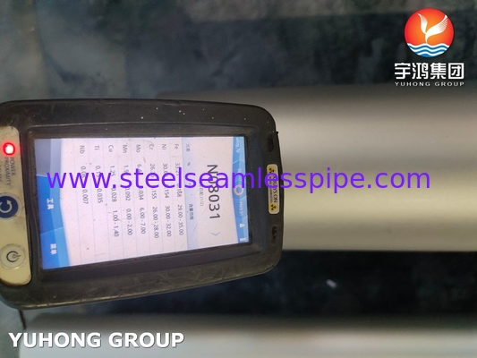 니켈 합금 ASTM B619 EN 1.4562 UNS N08031 합금 31 용접 파이프