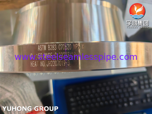 ASTM B283 C70620 구리 용접 목 RF 플랜지