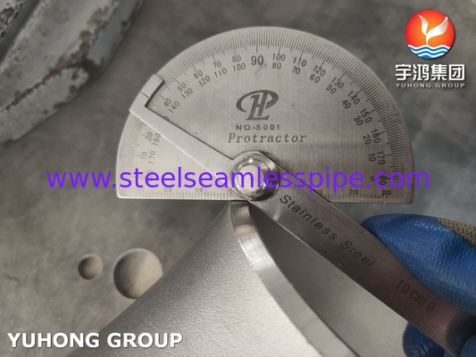 ASTM A403 WP304H 스테인리스 스틸 부트웰드 파이프 90도 SR 팔꿈치
