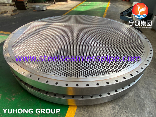 스테인리스 스틸 ASTM A182 F304L/F316L 열 교환기용 튜브 셰이트 바프