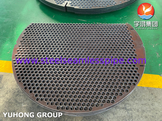 스테인리스 스틸 ASTM A182 F304L/F316L 열 교환기용 튜브 셰이트 바프