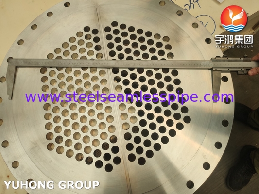 ASTM A182 F304 스테인리스 스틸 튜브 엽 열 교환 튜브 판