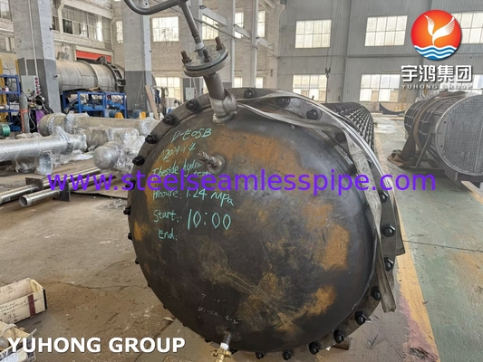 튜브 펀들 ASME U STAMP D-E05C ASME SA179 탄소 강철 튜브 튜브 잎과 함께 ASME SA266 Gr.2N