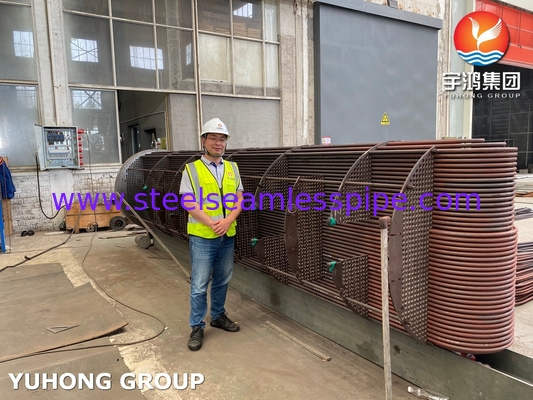 열 교환 튜브 펀들 D-E1 A ASME SA213 T11 U 굽기 튜브와 ASME SA-516 GR.70 (N, FGP) 튜브 시트 ASME U STAMP