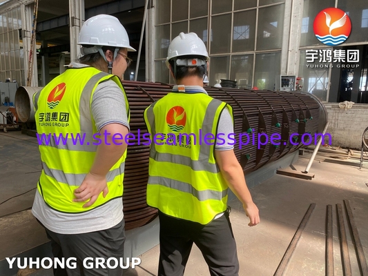 열 교환 튜브 펀들 D-E1 A ASME SA213 T11 U 굽기 튜브와 ASME SA-516 GR.70 (N, FGP) 튜브 시트 ASME U STAMP