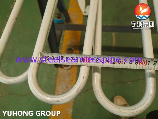 ASTM A213 TP304 스테인리스 스틸 무선 튜브 열 교환기 U 굽기 튜브