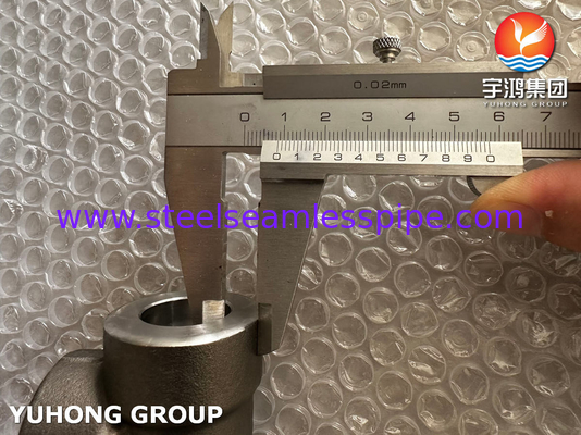 ASTM A182 F92 합금 강철 90° 팔꿈치 6000# 고압 가조 파이프 피팅