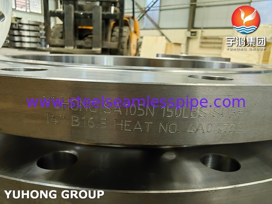 ASTM A105 / A105N 탄소강 플랜지 슬라이드 ASME B16.5 도조 SORF 플랜지