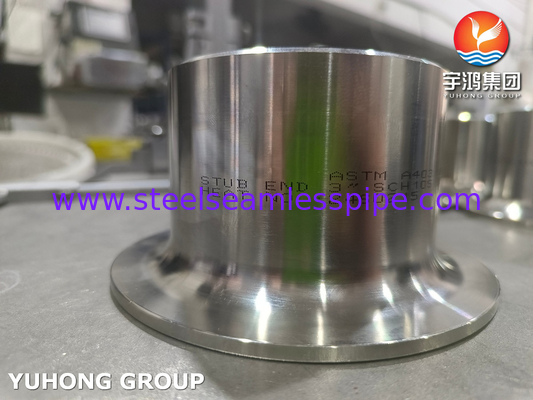 ASTM A403 WP317 스테인리스 스틸 스터드 끝 B16.9 Buttweld 랩 관절 스터브 끝