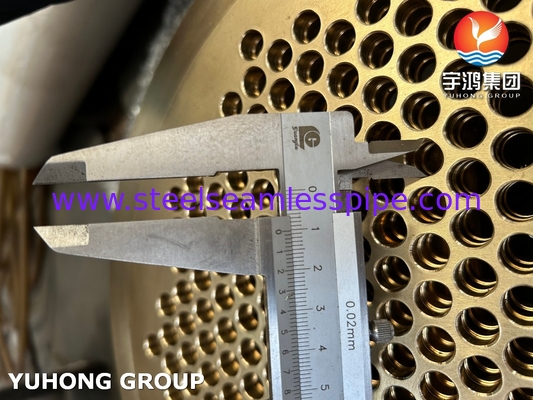 열 교환기 및 보일러용 ASTM B171 C46400 해군 구리 튜브 시트