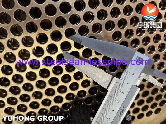 열 교환기 및 보일러용 ASTM B171 C46400 해군 구리 튜브 시트