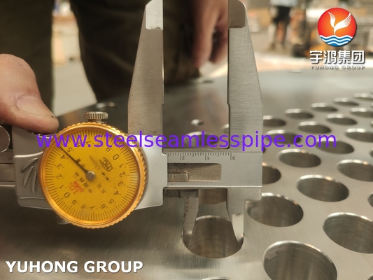 ASME SA240 SS304 열 교환기용 스테인리스 스틸 튜브 잎