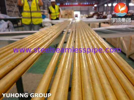 ASTM B111 ASME SB111 C68700 열 교환기용 알루미늄 구리 튜브