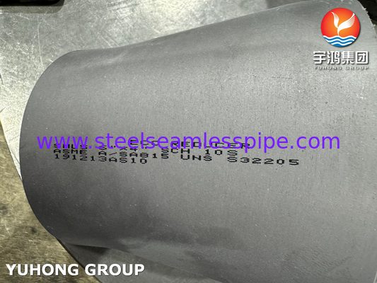 듀플렉스 2205 부트웰드 파이프 피팅 ASTM A815 UNS S32205 외진 환기