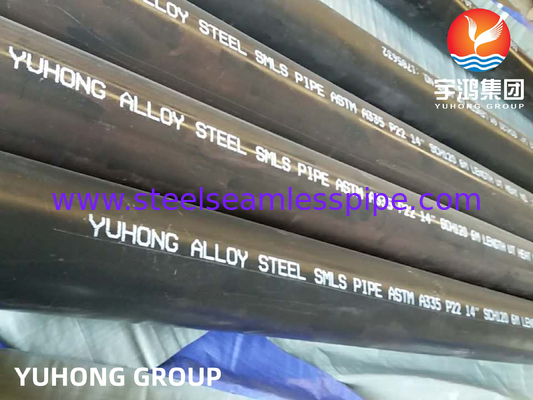 ASTM A335 P22 2-1/4Cr 전력 발전소/보일러/원자력 발전용 합금강 무결 파이프