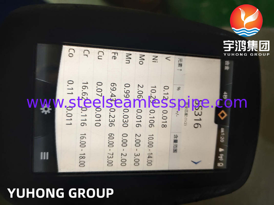 ASTM A358 Gr.1 TP316L 물 처리 시설용 스테인리스 스틸 용접 파이프