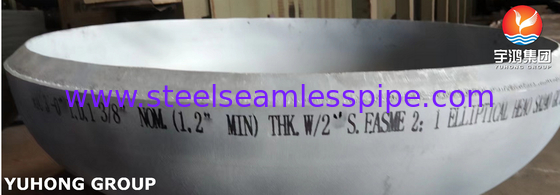ASTM SA240 SS321 압력 용기에 대한 타원형 머리 및 접시 끝