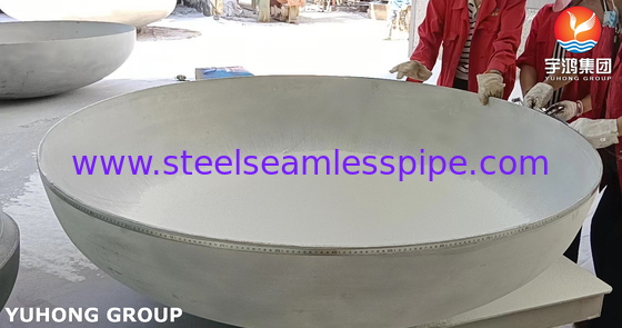 ASTM SA240 SS321 압력 용기에 대한 타원형 머리 및 접시 끝