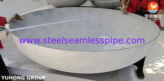 ASTM SA240 SS321 압력 용기에 대한 타원형 머리 및 접시 끝