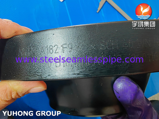 ASTM A182 Gr F9 합금 강철 웰드 넥 플랜지 ASME B16.5 위조 WNRF 플랜지