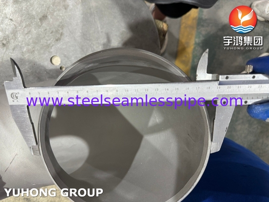 ASTM B366 UNS N08810 합금 800H 부트웨일드 부착재 180도 회전 굽기