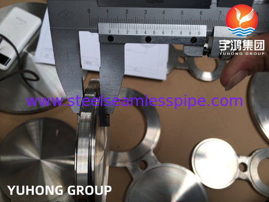 ASTM A182 스테인리스 스틸 듀플렉스 스틸 안경 블라인드 플랜지 ASME B16.48