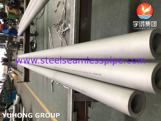 ASTM A312 316Ti 두꺼운 벽 스테인리스 스틸 파이프 강성 부식 저항성
