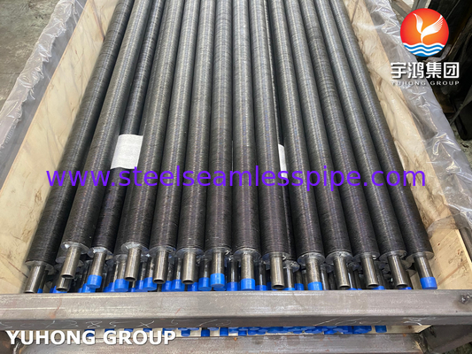 ASTM A210 ASME SA210 GR A1 알루미늄 핀과 탄소 강철 핀 튜브