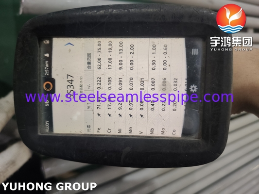 ASTM A213 TP347 1.4550 보일러 및 열 교환기에 대한 원활 튜브