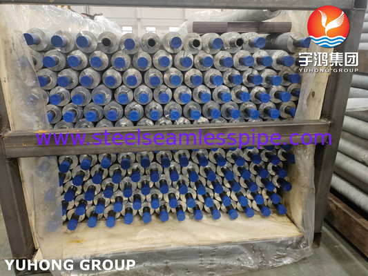 ASTM A210 ASME SA210 GR A1 탄소 강철 알루미늄 핀 엑스트루레이드 공기 냉각 열 교환 튜브