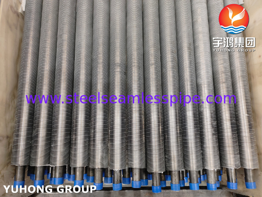 ASTM A210 ASME SA210 GR A1 탄소 강철 알루미늄 핀 엑스트루레이드 공기 냉각 열 교환 튜브