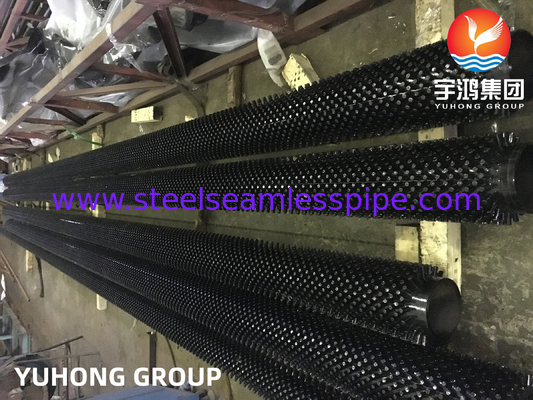 ASTM A213 T9 팜 오일 정제공장용 합금 강철 톱니 파이프, 13Cr 스터드