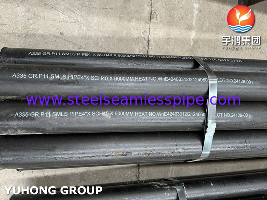 ASTM A335 등급 P11 알로이 스틸 무선 파이프