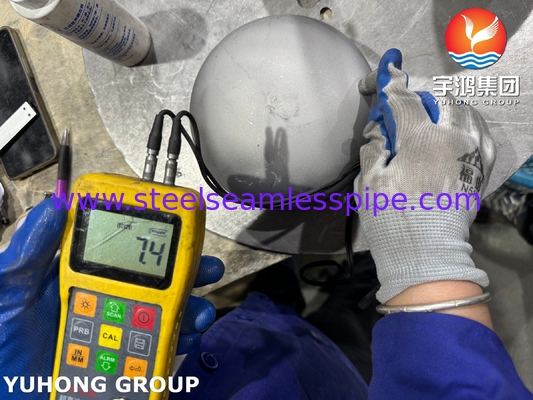 슈퍼 듀플렉스 SAF2507 파이프 피팅, ASTM A815 WPS UNS S32750 Buttweld 캡