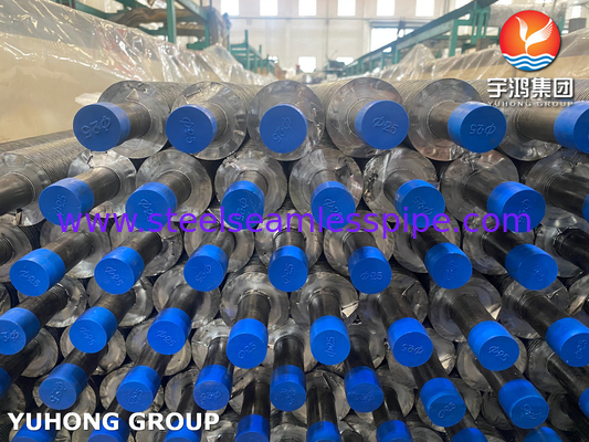 ASTM A179 탄소 강철 톱니 없는 튜브 알루미늄 핀 G형 핀 튜브 에어쿨러