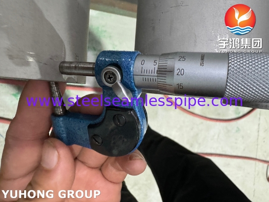 EN 10216-5 1.4462 / UNS S32205 SAF 듀플렉스 2205 스테인리스 스틸 꿰매지 않는 파이프