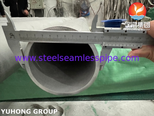EN 10216-5 1.4462 / UNS S32205 SAF 듀플렉스 2205 스테인리스 스틸 꿰매지 않는 파이프