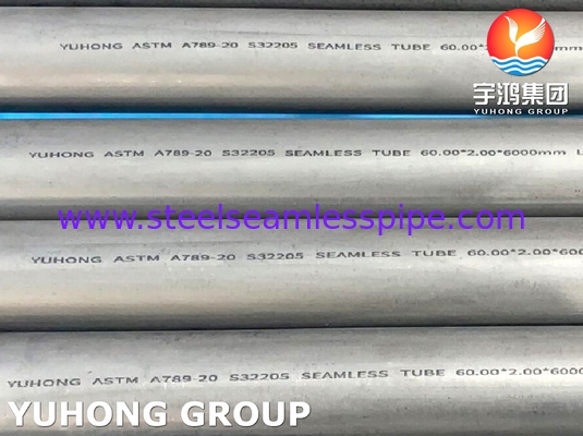 ASTM A789 UNS S32205 화학산업용 듀플렉스 스틸 톱리스 튜브