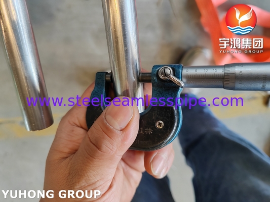 ASTM A269 TP316L 스테인리스 스틸 무縫管 밝은 앙일러 튜브