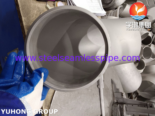 ASTM A815 UNS S32750 슈퍼 듀플렉스 스테인레스 스틸 핏링 90도 LR 팔꿈치