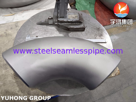 ASTM A815 UNS S32750 슈퍼 듀플렉스 스테인레스 스틸 핏링 90도 LR 팔꿈치