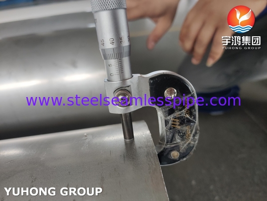 ASTM A928 UNS S32750 CL1 슈퍼 듀플렉스 스테인레스 스틸 파이프 EFW 용접 파이프
