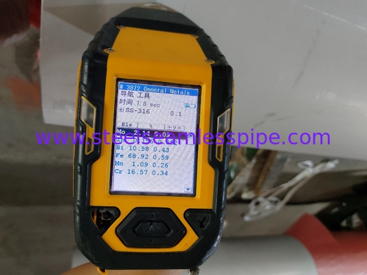 TP316L DSAW 파이프 EN 1.4404 폐수 처리 시설용 ASTM A358 표준
