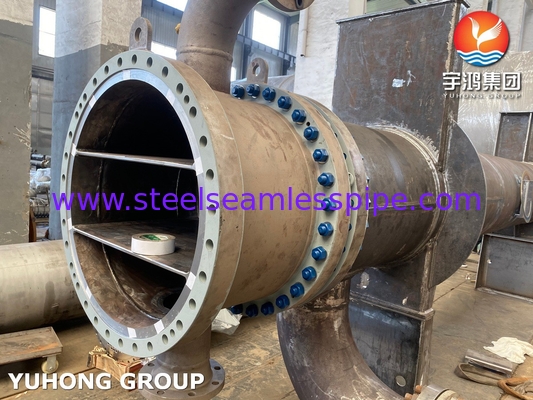 플라팅 헤드 열 교환기, 탄소 강철 무縫管 ASTM A179 및 튜브 시트 ASTM A266 Gr.2N