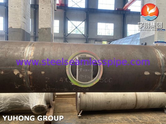 플라팅 헤드 열 교환기, 탄소 강철 무縫管 ASTM A179 및 튜브 시트 ASTM A266 Gr.2N