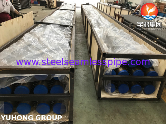 ASTM A213 T9 합금 강철 톱니 파이프 13Cr 스터드 광선 스필